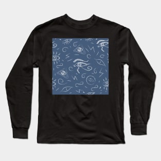 Eye Pattern Long Sleeve T-Shirt